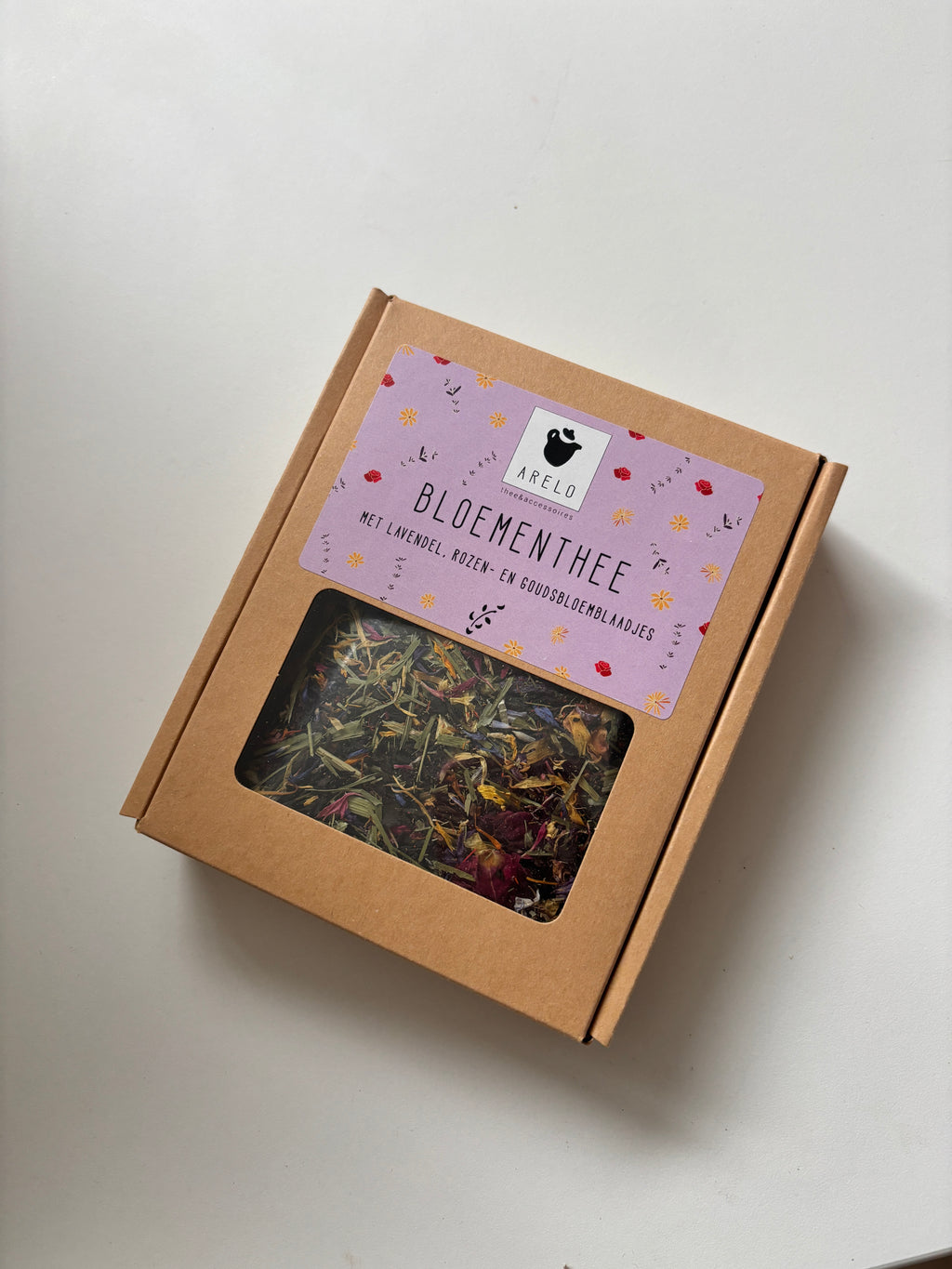 Flower tea leaf pack